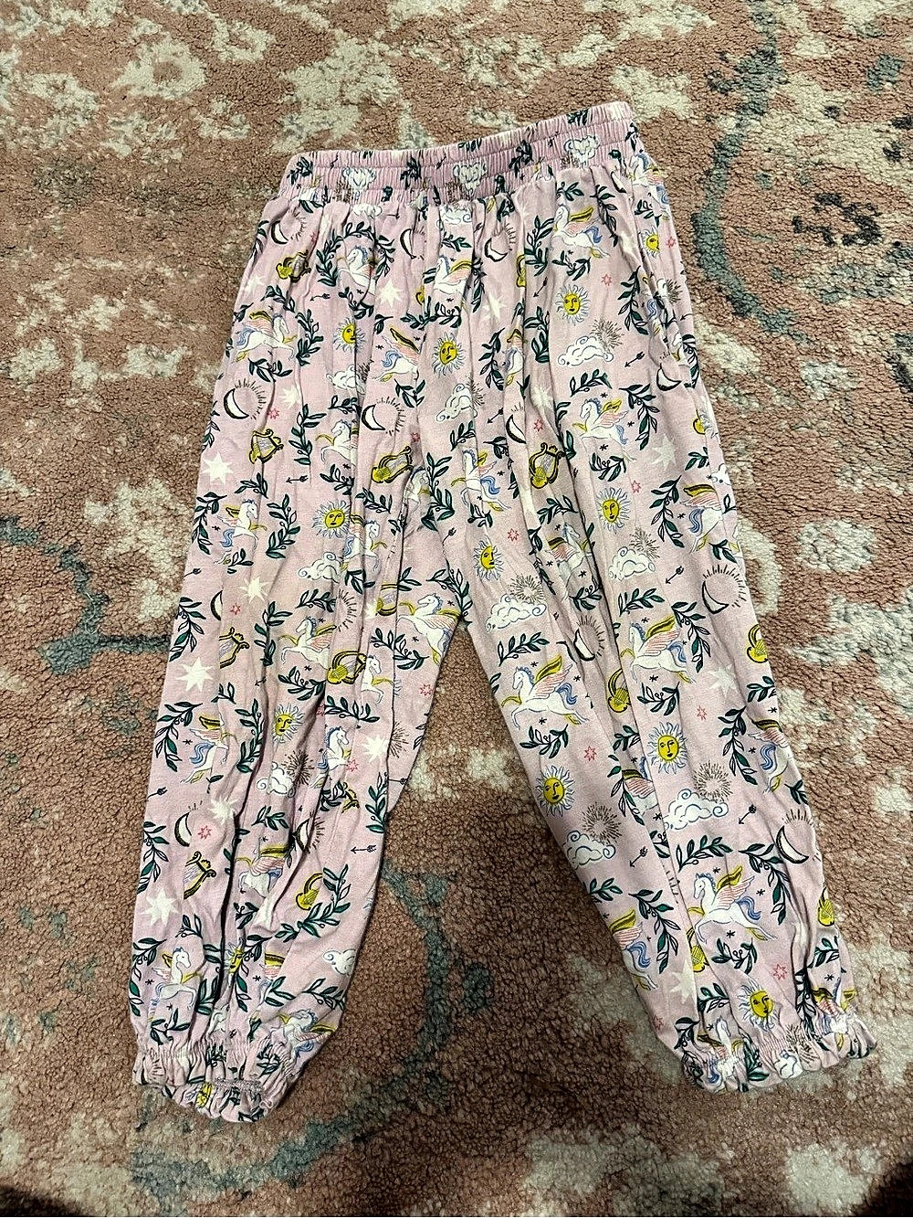 Mini Boden Floral Casual Pants Size 6 Like New